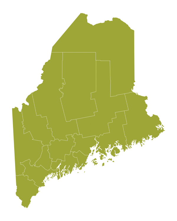 Map of Maine